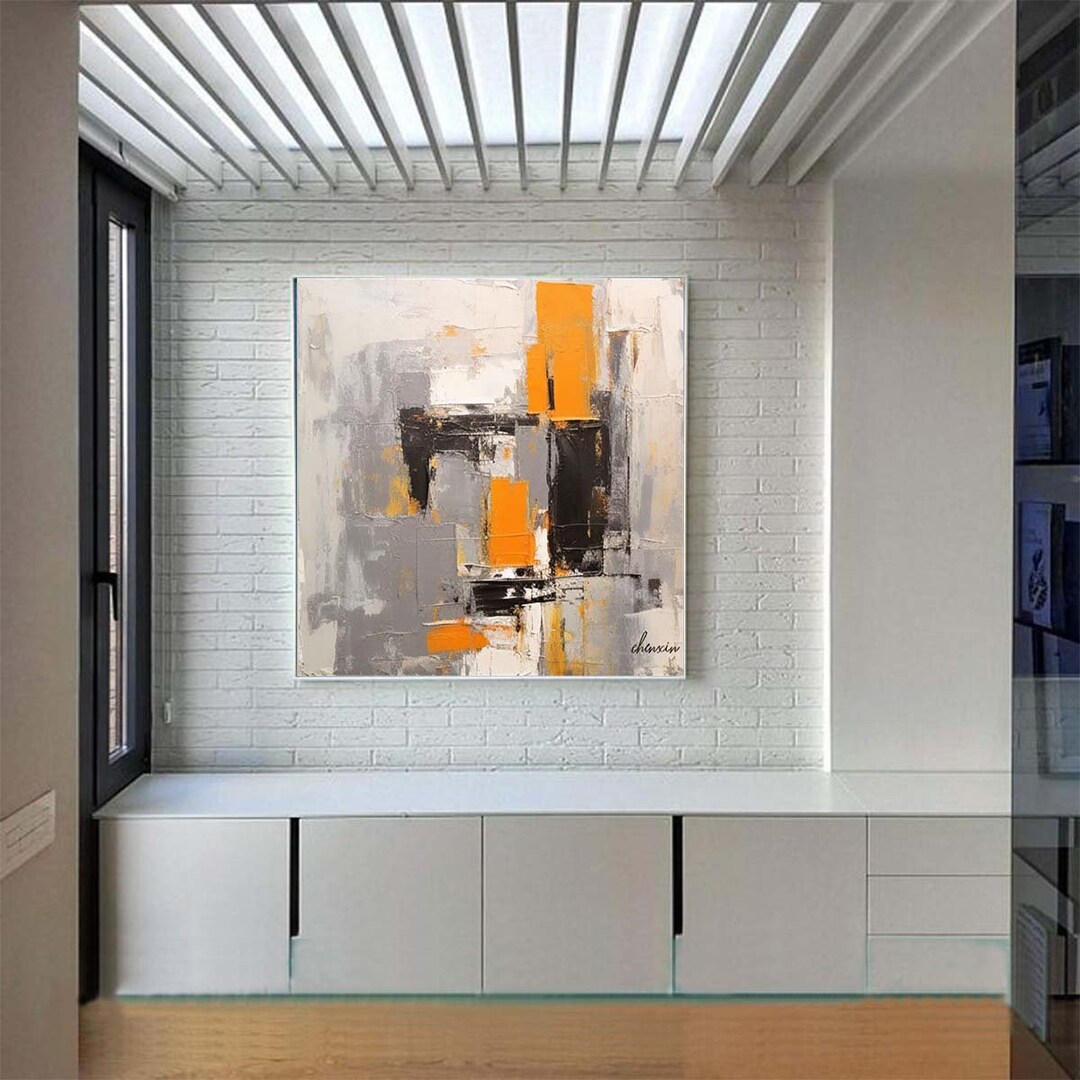 Abstract Art With Layers of Meaning Hand Painted Abstract Wall Etsy