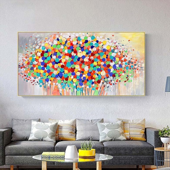 Modern Contemporary Wall Art Abstract Hand Painted Oil Painting Canvas Home  Deco