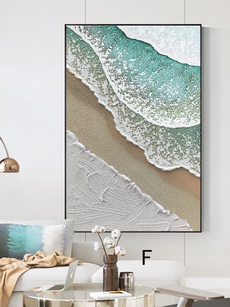 Sea Wave Original Hand Painted Extra Large Abstract Painting Art ...