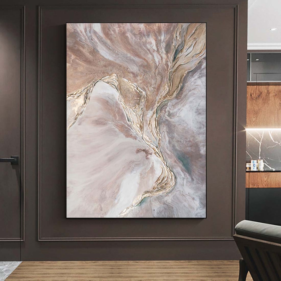 Wall Art Large Scale Pure Handpainted Thick Oil Painting Abstract