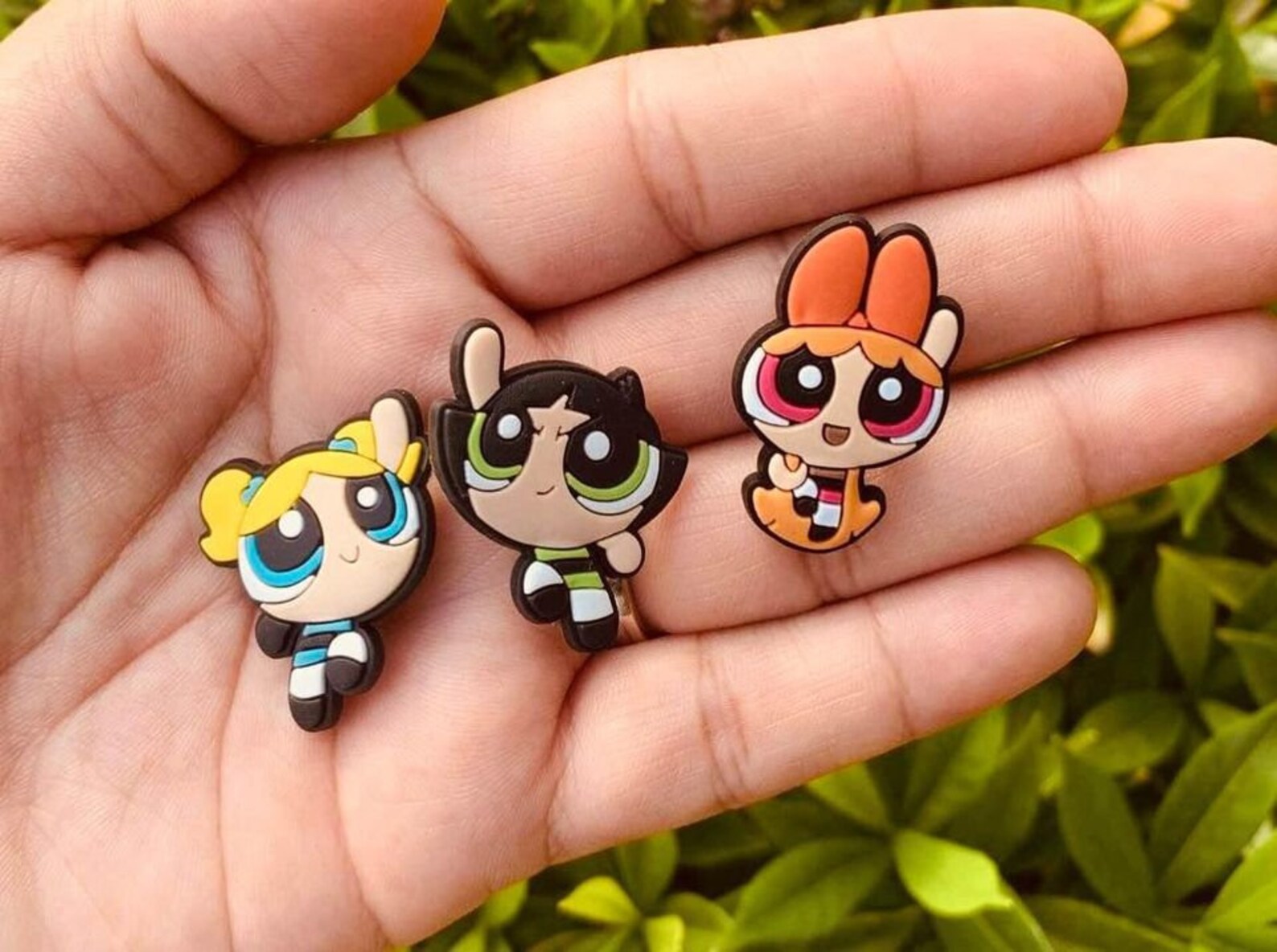 Set of 3 Girl Power PowerPuff Girls Croc Shoe Charms For Etsy