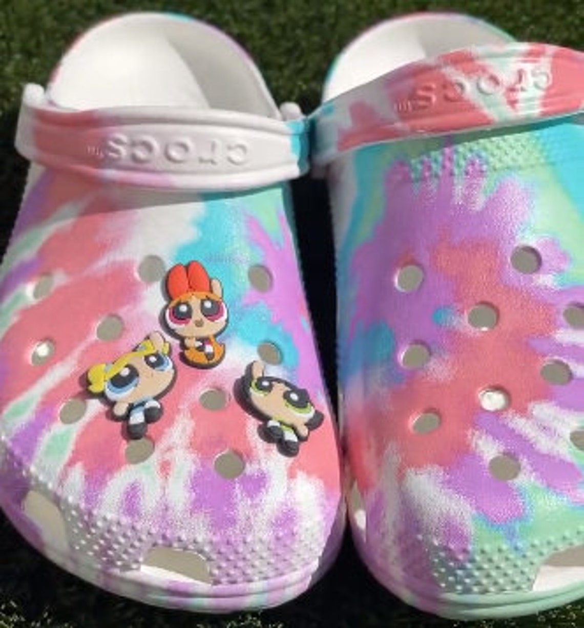 Set of 3 Girl Power PowerPuff Girls Croc Shoe Charms For Etsy