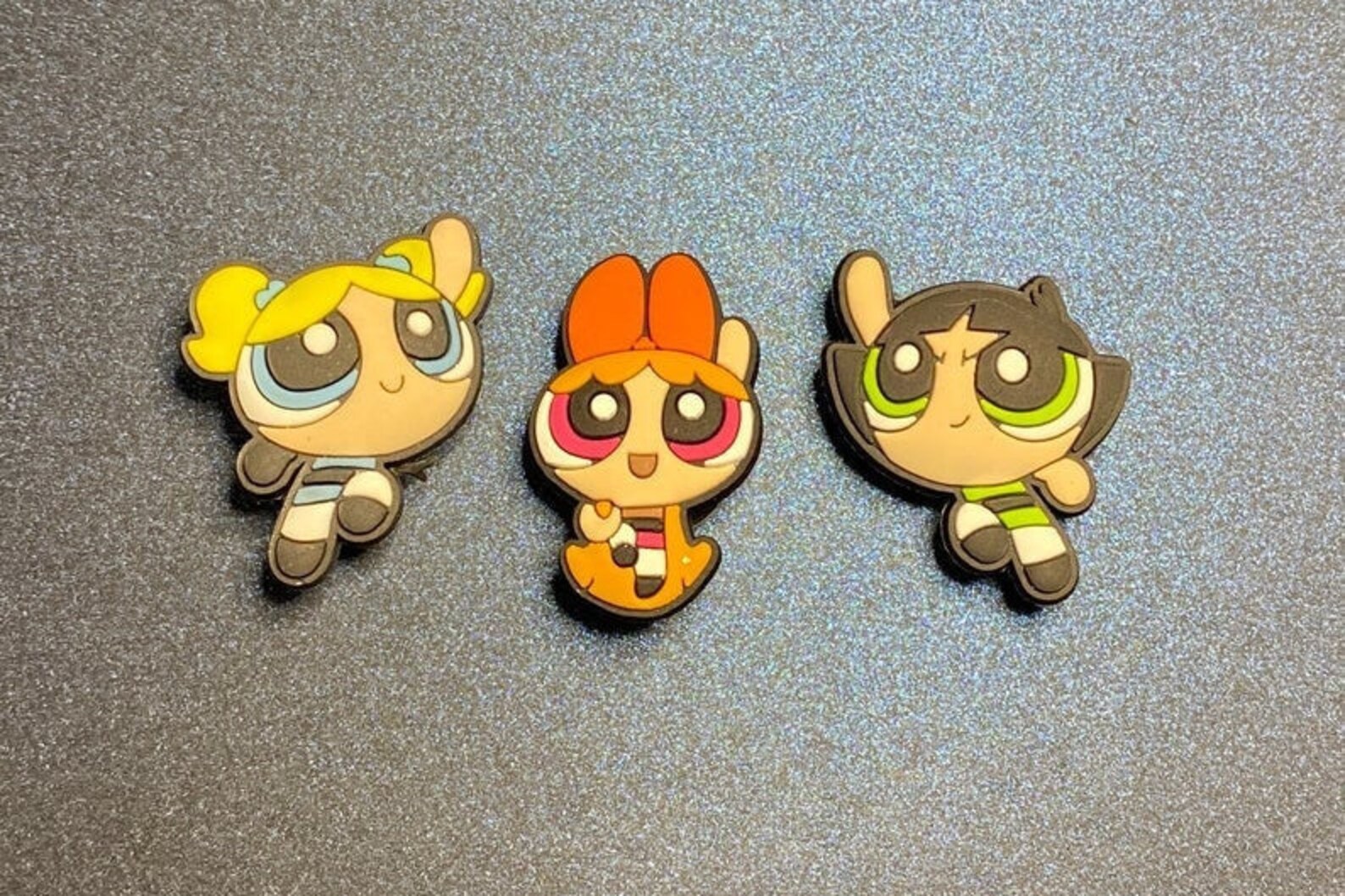 Set of 3 Girl Power PowerPuff Girls Croc Shoe Charms For Etsy