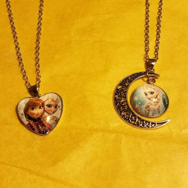 Frozen Anna Necklace Etsy