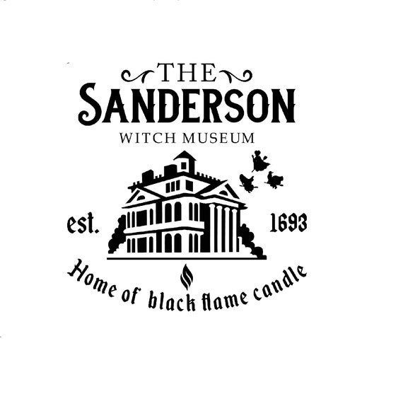 Disney Hocus Pocus inspired Sanderson Witch Museum Black Flame | Etsy