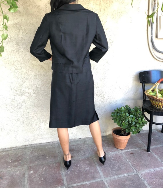 Bullocks Black Skirt Suit - image 6