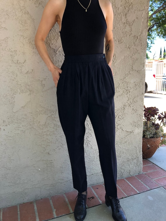 High Waisted Pleated Pants