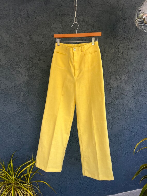 70s Yellow Pants - image 4
