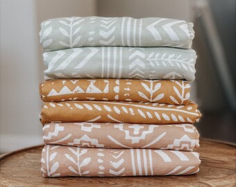 Boho Tapestry Muslin Swaddle Blanket – Baby Receiving Blanket