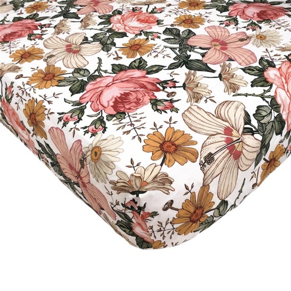 floral crib sheets canada