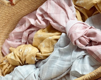 Muslin Cotton Swaddle Blanket | Lightweight Summer Baby Blanket
