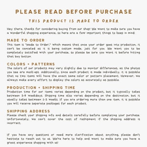 infographic on made to order custom baby items
