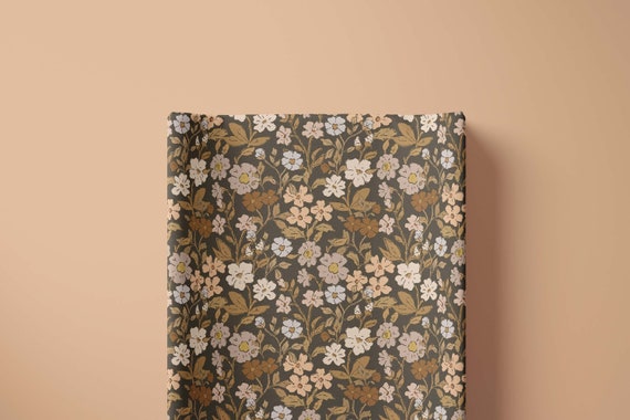 Thicket Floral Changing Pad Cover - Fits Most Standard 16x32 Inch Pads And Baby Loungers