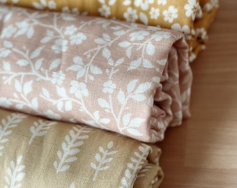 Premium Baby Muslin Swaddle Blanket | 100% Muslin Cotton, All Purpose Receiving Blanket - Soft & Breathable Blankets for Babies | Gift Idea