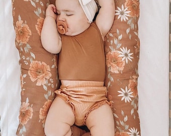 Autumn Floral Muslin Baby Swaddle Blanket – Soft Cotton Wrap