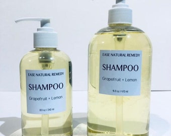 SHAMPOO - 100% Natural Shampoo (Grapefruit + Lemon)