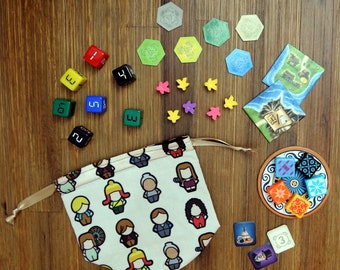 We Aim to Misbehave (Firefly) Dice Bag | Lined Drawstring Bag | Tabletop Gamers, Role Players | Game Accessory