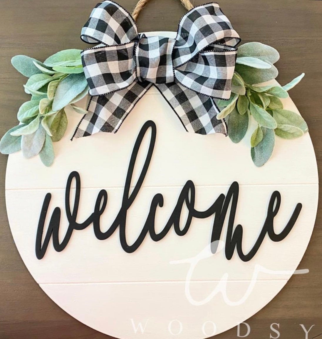 Circle Door Hanger Front Door Decoration Door Wreath Etsy