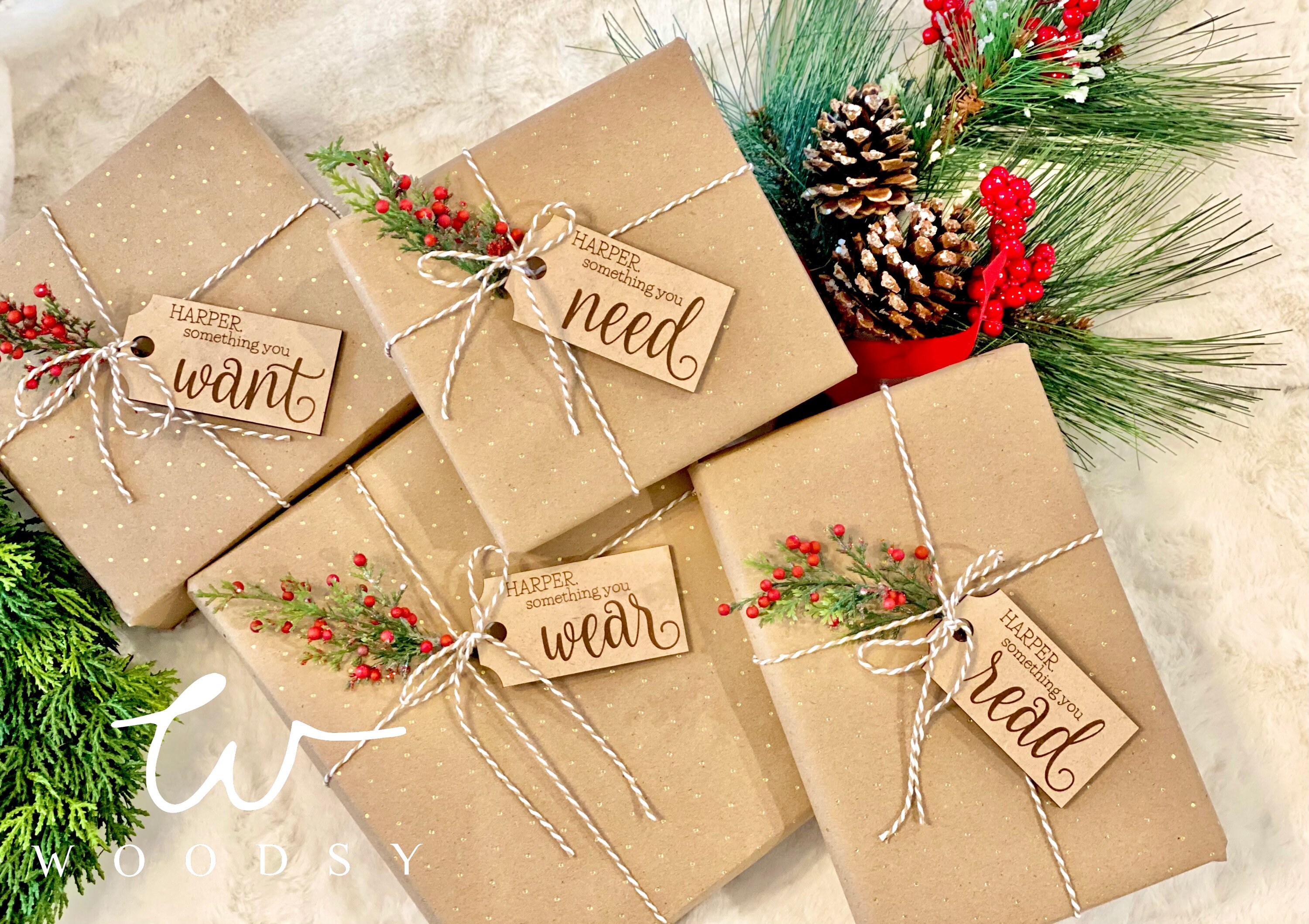 Personalized Wooden Gift Tags – The Quaint Crafter