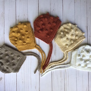 Handmade Baby Bubble Bonnet