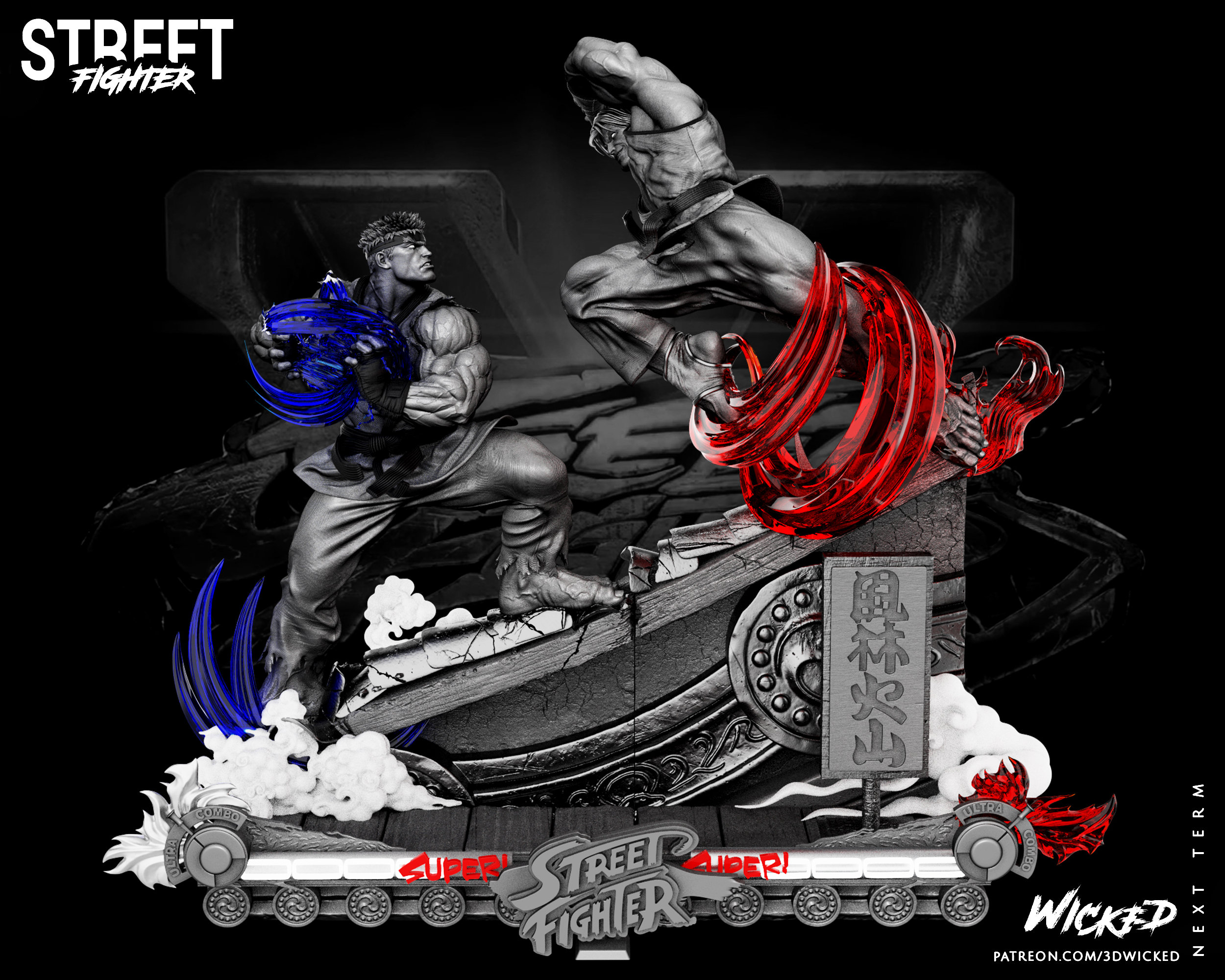 Super Street Fighter II - Vega | Art Board Print
