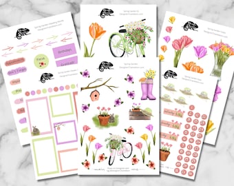 Spring Garden Sticker Sheet & Month Kit