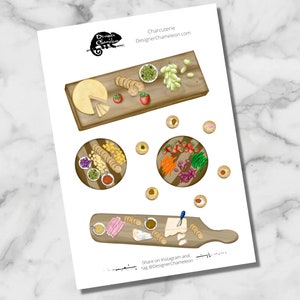 Charcuterie Accent Stickers