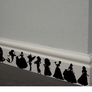 Disney Princess decal,Set of Disney Princesses,Cinderella,Ariele,Fairy,Jasmine,Belle,Merida,Snow White,Snow Queen,Princess and Frog,Rapunzel