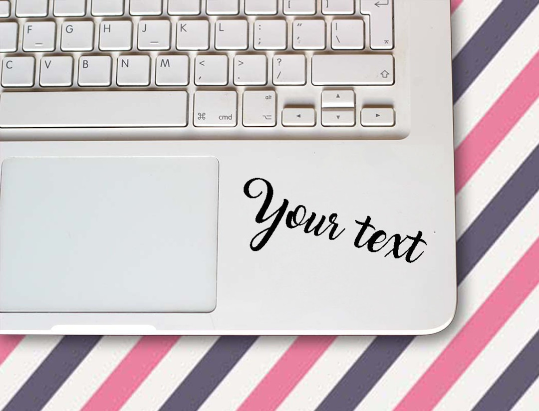 Custom Text Vinyl Decal Sticker: Personalized Car, Laptop, Wall Art - Etsy