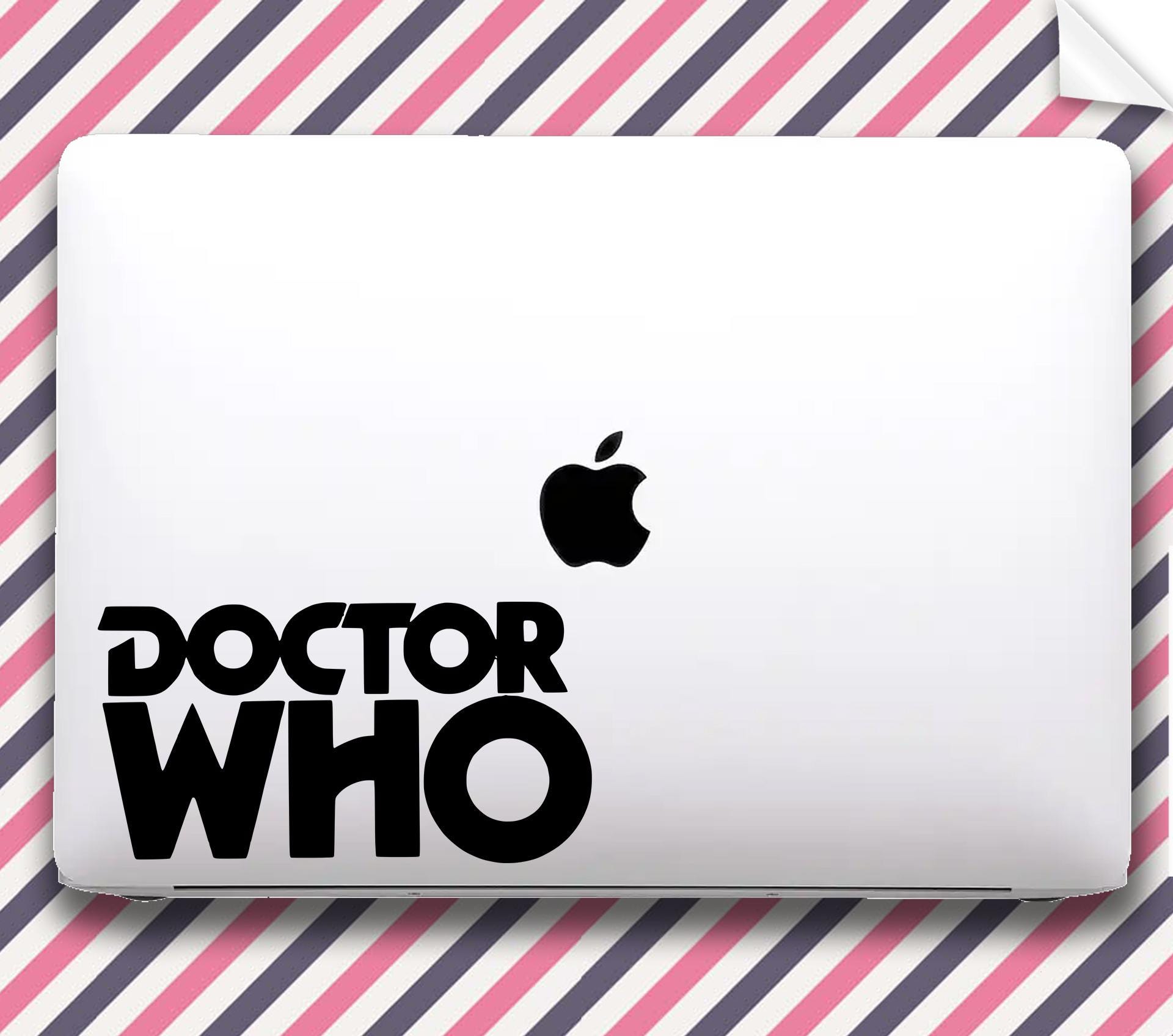 Doctor Who Decal Sticker - DW MacBook Car iPhone Laptop Trackpad ...