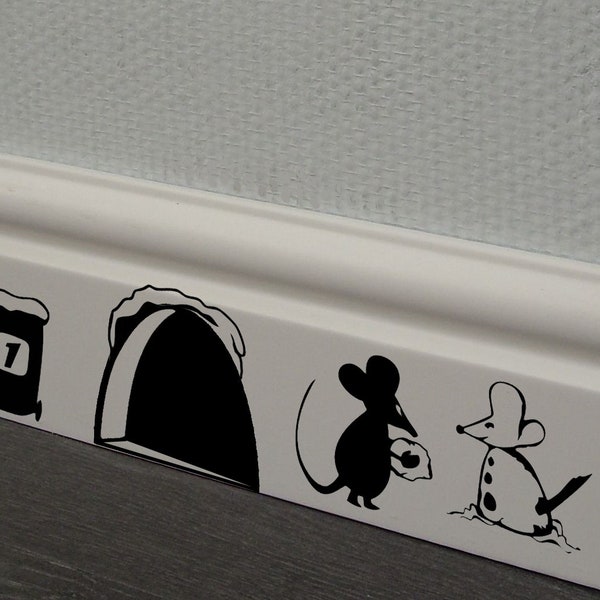Mouse Hole Decal Etsy
