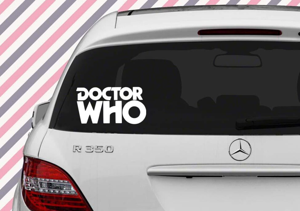 Doctor Who Decal Sticker - DW MacBook Car iPhone Laptop Trackpad ...