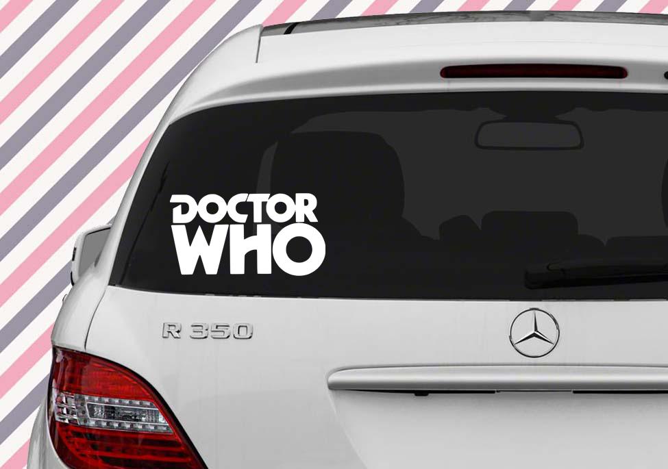 Doctor Who Decal Sticker - DW MacBook Car iPhone Laptop Trackpad ...