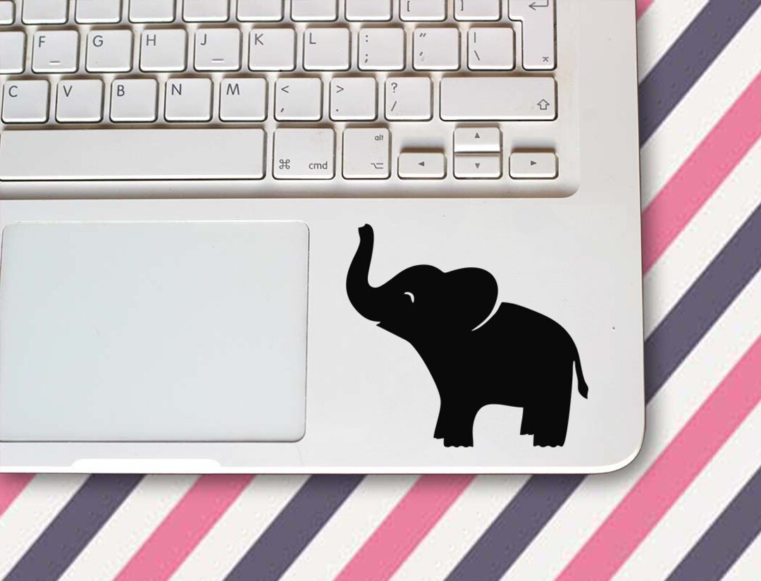 Cute Elephant Decal Elephant Vinyl Decal Elephant Sticker Etsy
