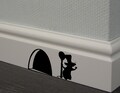 Ratatouille rat Remy Decal,Disney Home Decor, Disney Pixar,Disney Wall Decal,Skirting Board vinyl,Kids Wall Decal,Kitchen Decal product logo