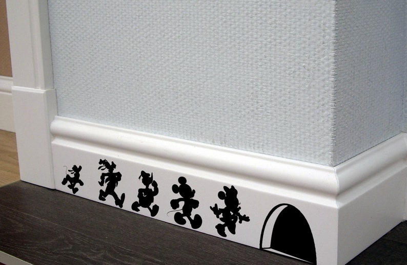 Disney Baseboard Decal Set, Mickey and Friends Nursery Decor - Etsy