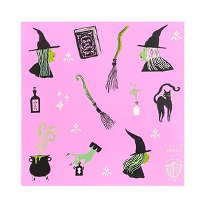 Witch Sticker Set - Pack of 4