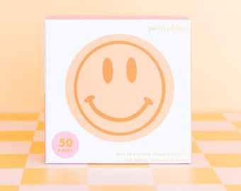 Double Sided Peace and Smiley Face Mini Puzzle - Pack of 1 - Etsy