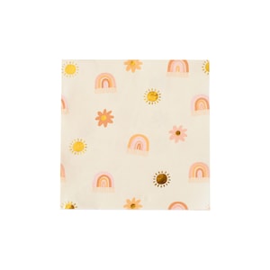 Boho Rainbow Large Napkins - Pack of 16