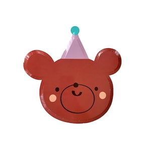 Piatti grandi Little Celebrations Monkey - Confezione da 8