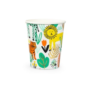 Jungle Animal 9 oz Cups - Pack of 8