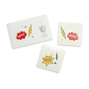Superhero Temporary Tattoos - Pack of 2