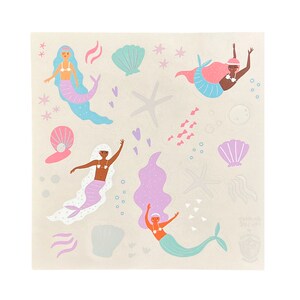 Mermaid Sticker Set - Pack of 4