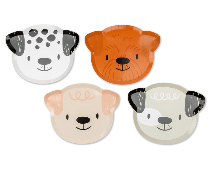 Bow Wow Large Plates Mixed Pack 8 Pack Bow Wow Party Etsy