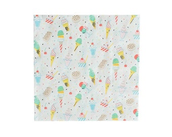 Grandes serviettes Ice Cream Dreams - Paquet de 16