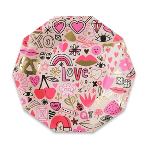 Love Notes Small Plates - Pack of 8