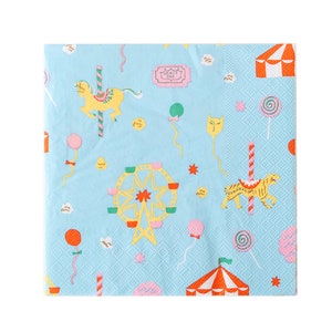 Off to the Fair Large Napkins - Pack of 16