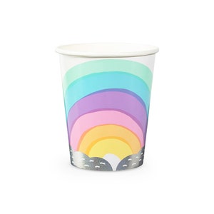 Over the Rainbow 9 oz Tassen - 8er Pack