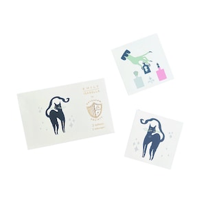 Witch Themed Temporary Tattoos - Pack of 2