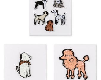 Bow Wow Patches - 3 Style Options - Individual Patches or Patch Set